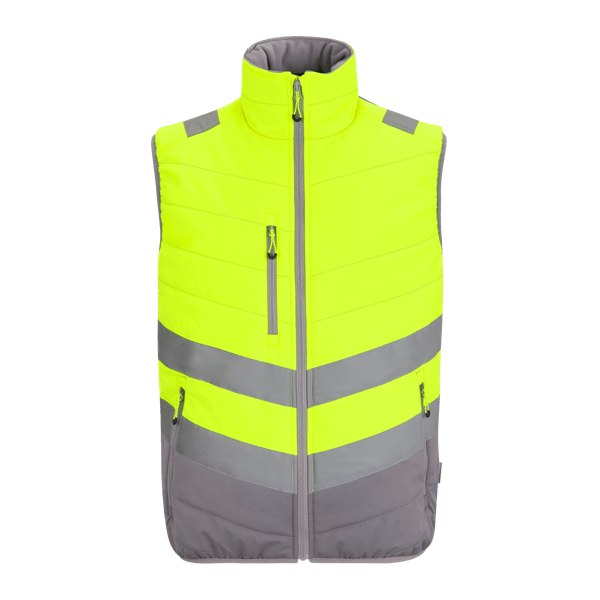 Men's Hi-Vis Two Tone Thermal Bodywarmer, front
