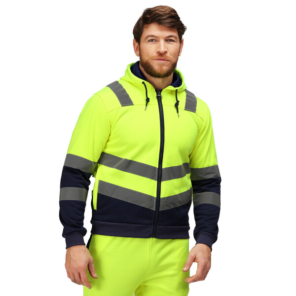 Regatta High Visibility Pro hi-vis full zip hoodie