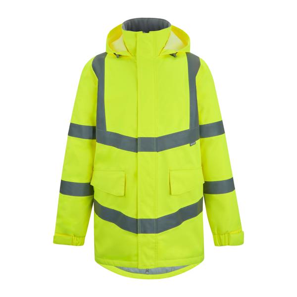 Men's Hi-Vis Pro Contract Dover Parka Jacket, front