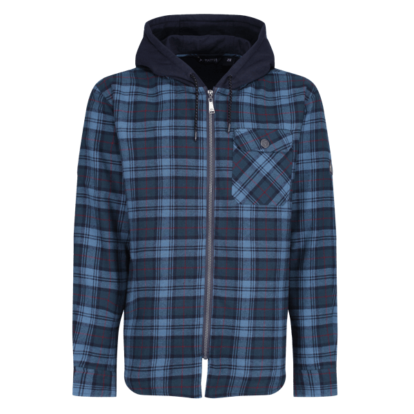 Men's Seige Hooded Shirt Jacket, front