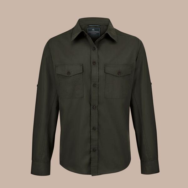 Craghoppers Expert Kiwi Long Sleeve Shirt, front