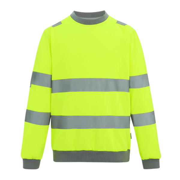 Men's Hi-Vis Pro Contract Crew Neck Sweatshirt, front
