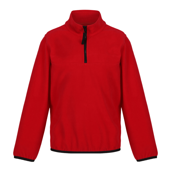 Kids' Half Zip Micro Fleece, front